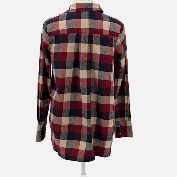 Hatch The Boyfriend Shirt Plaid Flannel - NWOT - Size P (Petite) - Picture 3 of 6